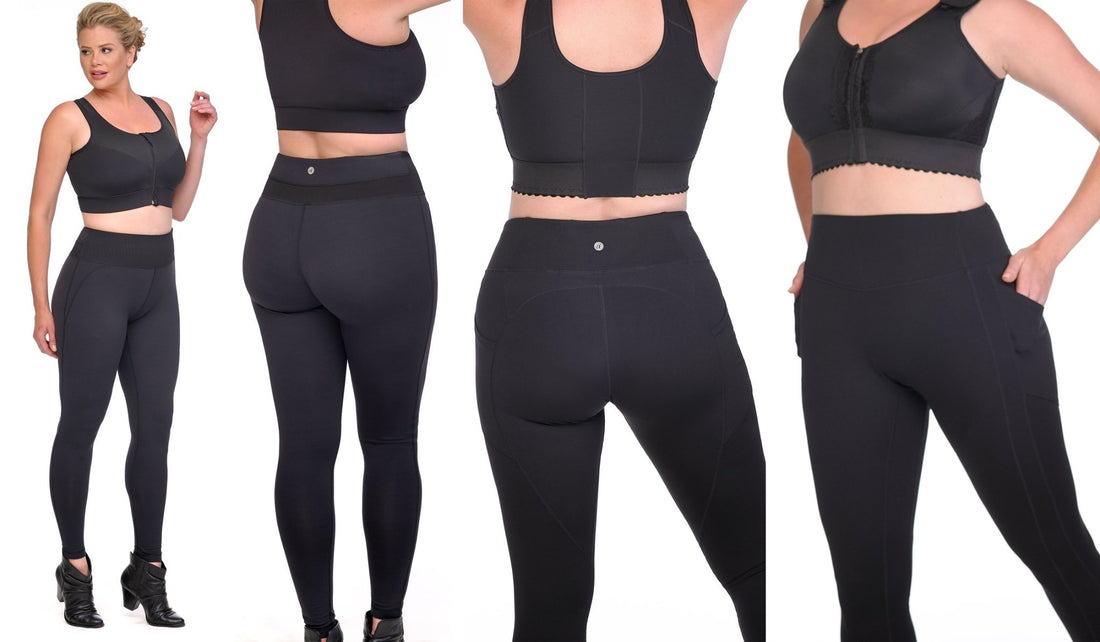 Diva's Curves Plus Sizes Compression Leggings