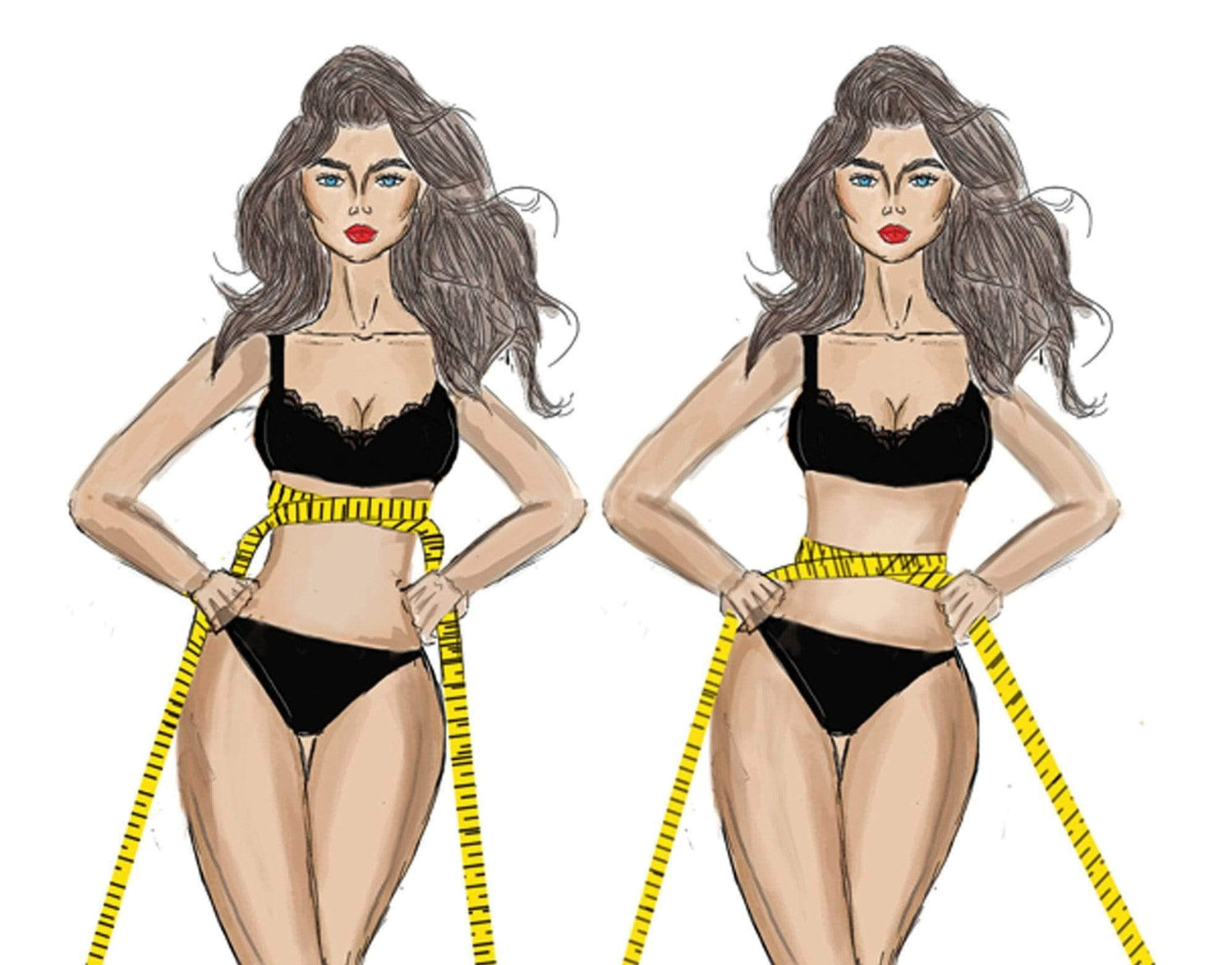 Diva's Curves How to Measure Yourself for Shapewear, Compression Garments, Plus Size Shapewear.