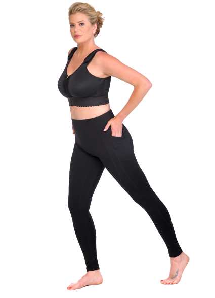 Ultimate Sports Compression Leggings, Firm High-Rise Panel with Pocket –  Diva's Curves