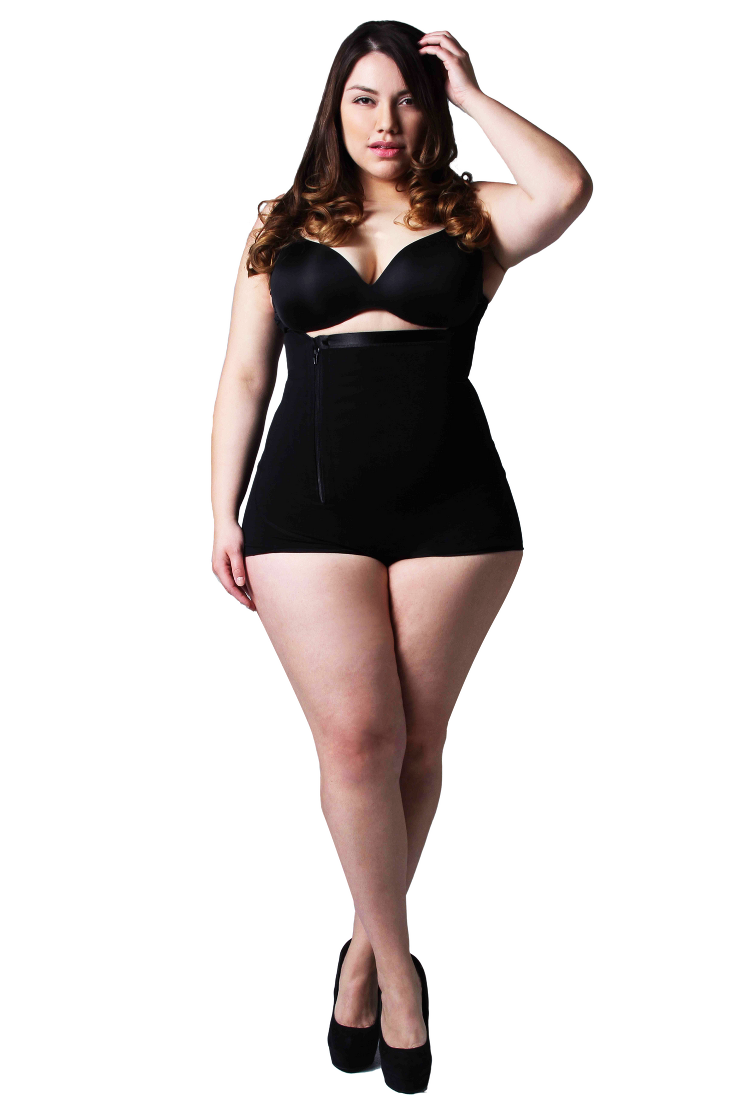 Ultimate Shapewear Compression Garments - Post Surgical Garments – Short black