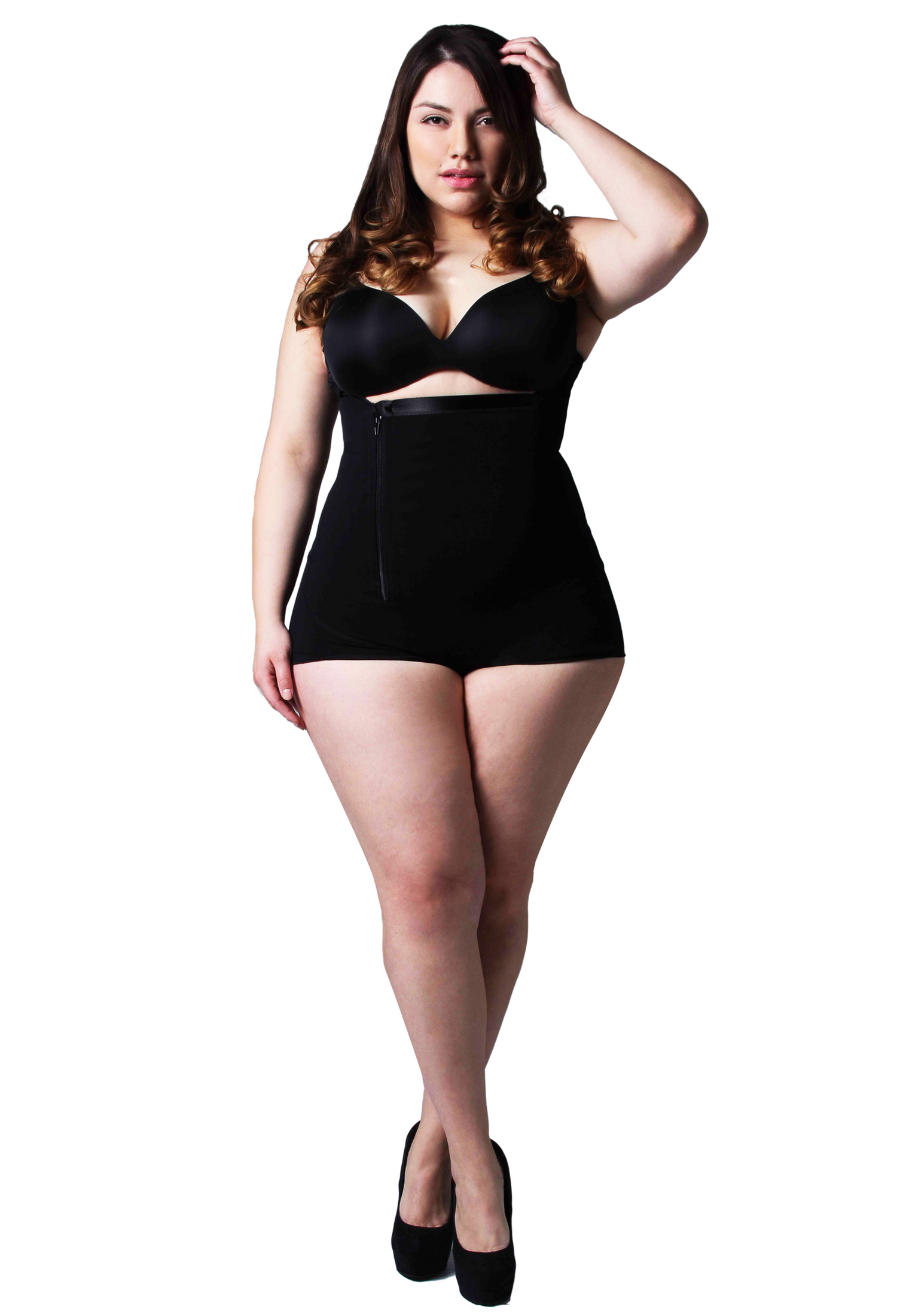 Ultimate Shapewear Compression Garments - Post Surgical Garments  – Short black