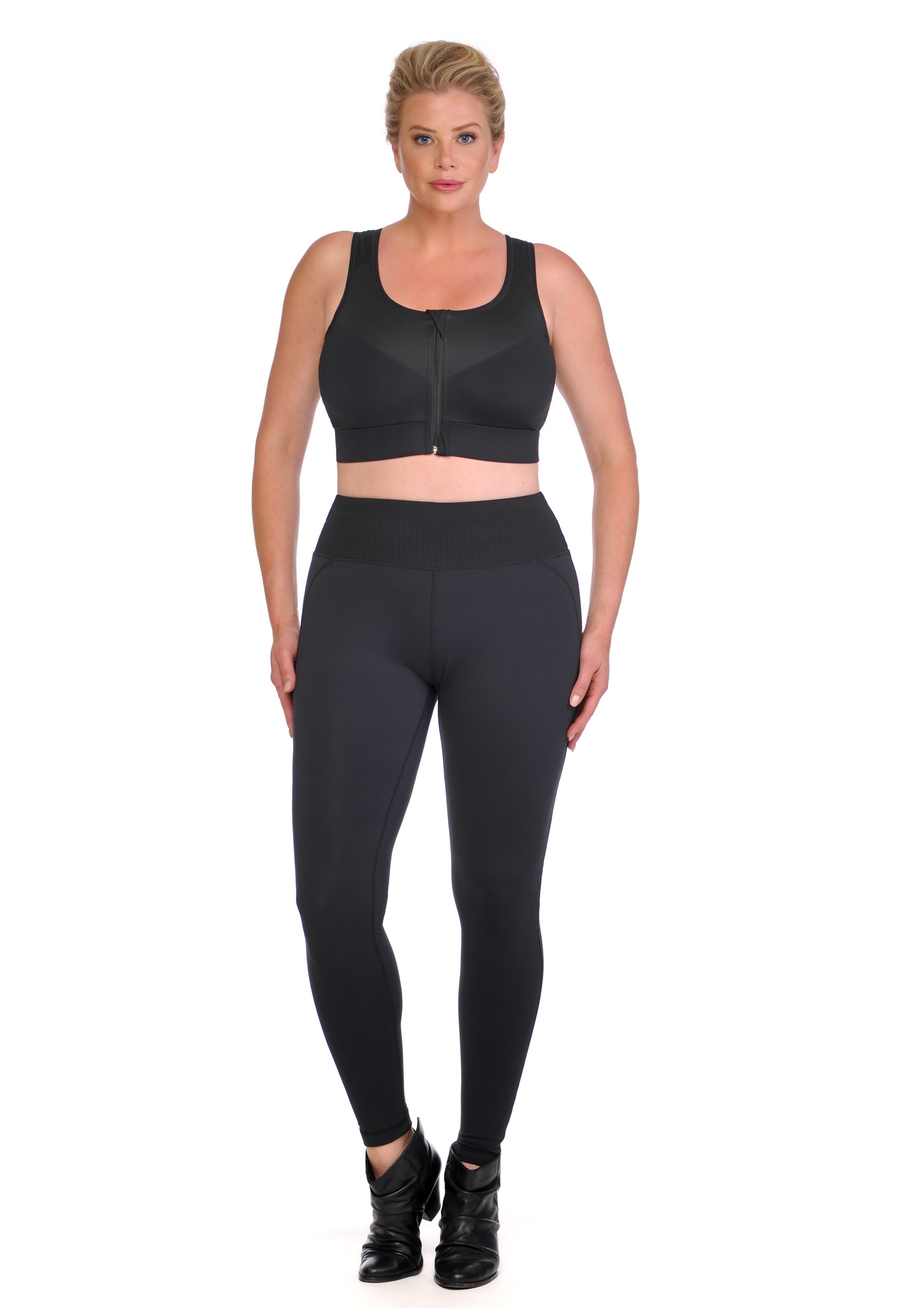 Shaping Compression Leggings with Extra High Waisted Firm Support Panel