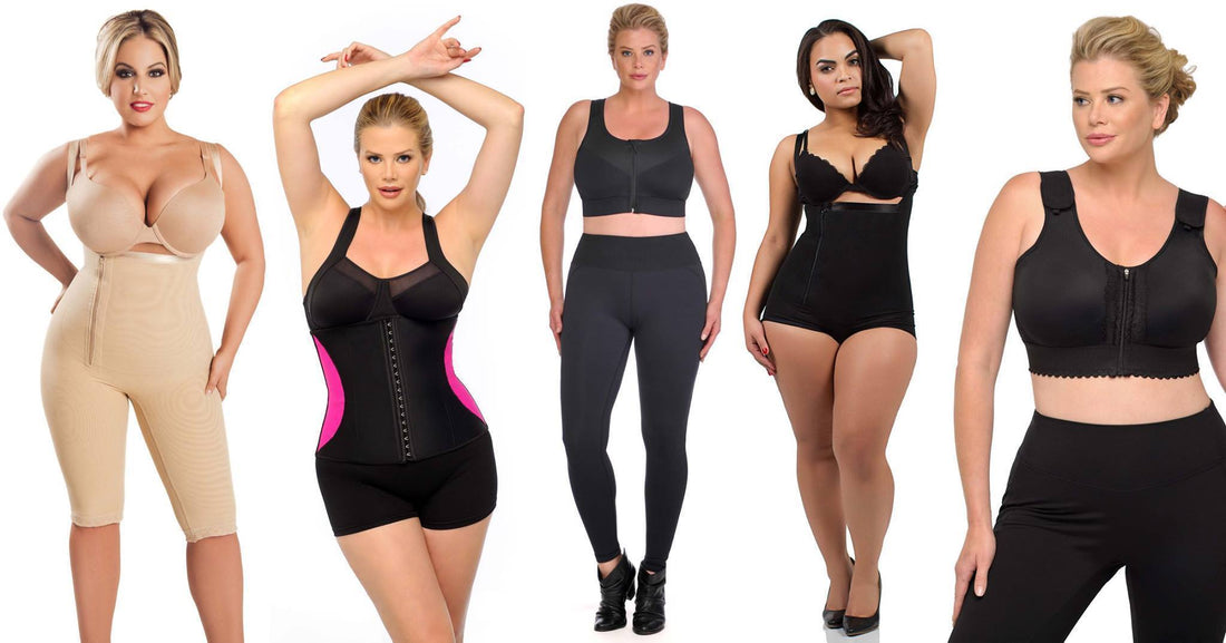 Diva's Curves Compression Wear for Plus Size Women. Shapewear Compression. Compression Leggings, Post Surgical Bras and Sport Compression Bras.