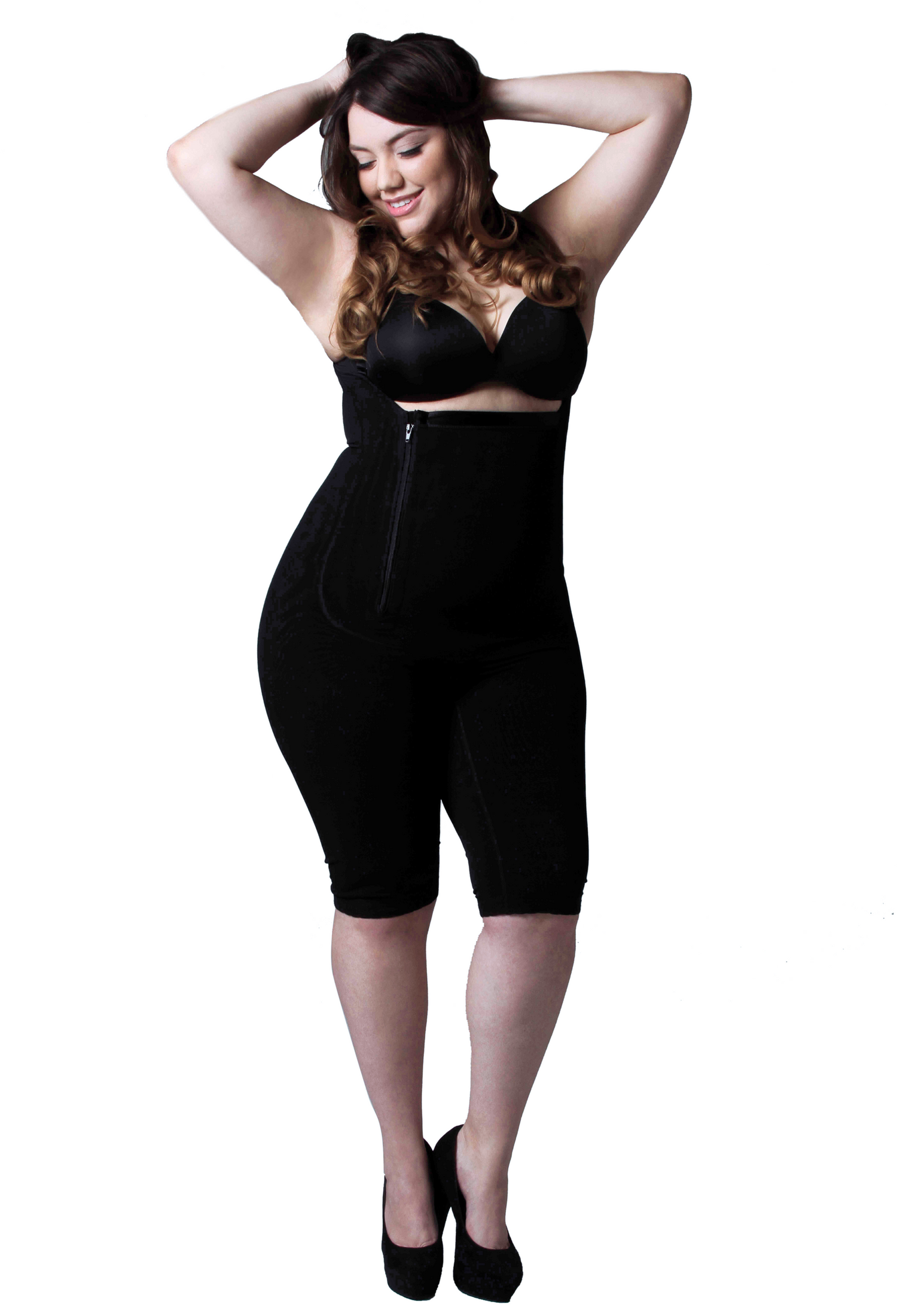 Full Body Shapewear Compression - Post Surgical Garments – Long Black