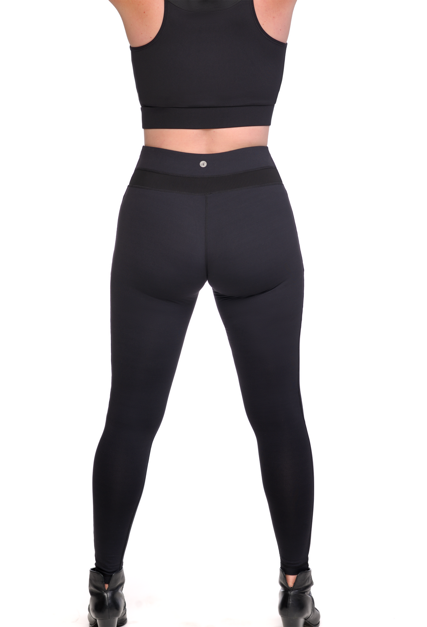 Shaping Compression Leggings with Extra High Waisted Firm Support Panel