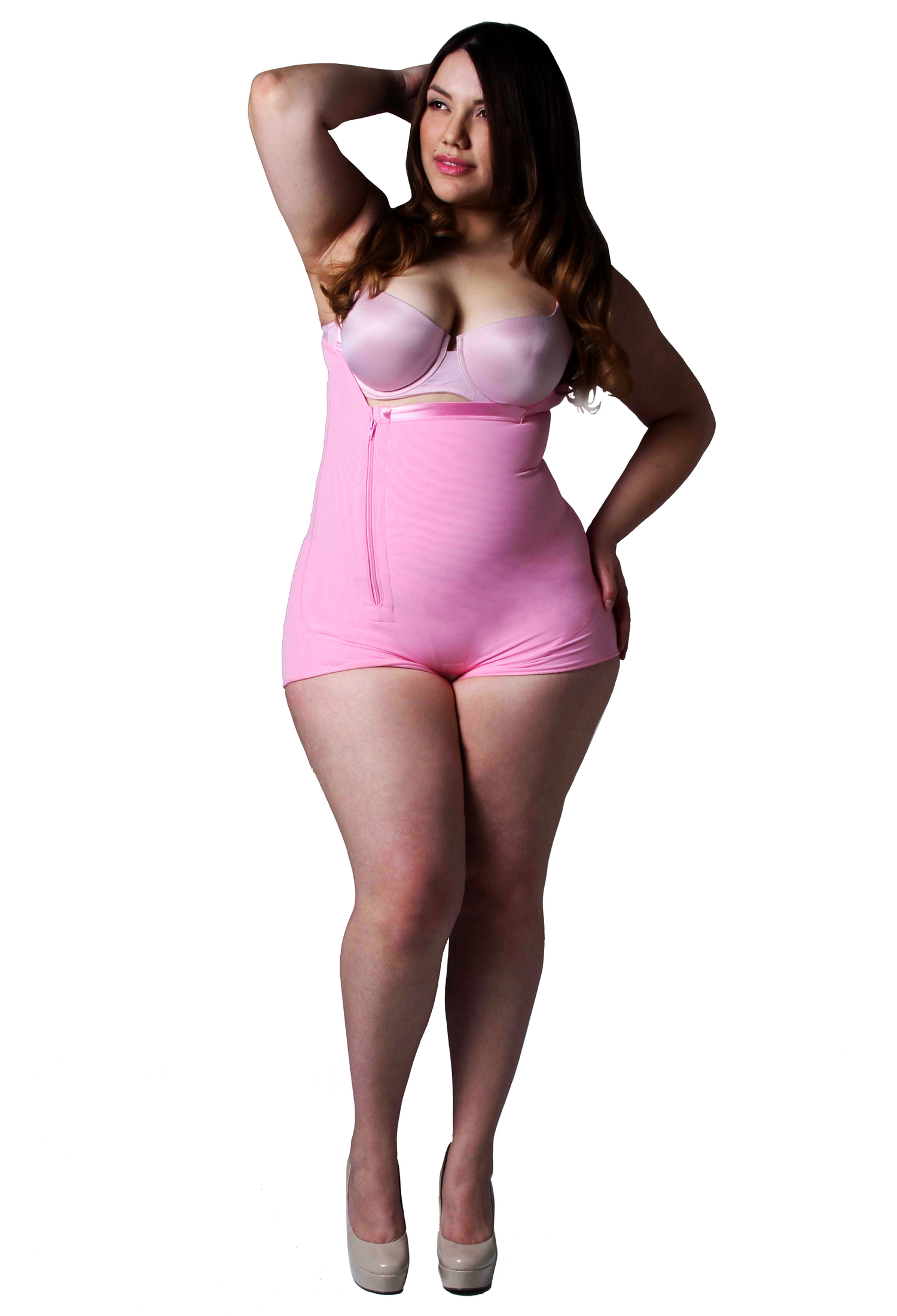 Ultimate Shapewear Compression Garments - Post Surgical Garments – Short Pink - Limited Sizes Available